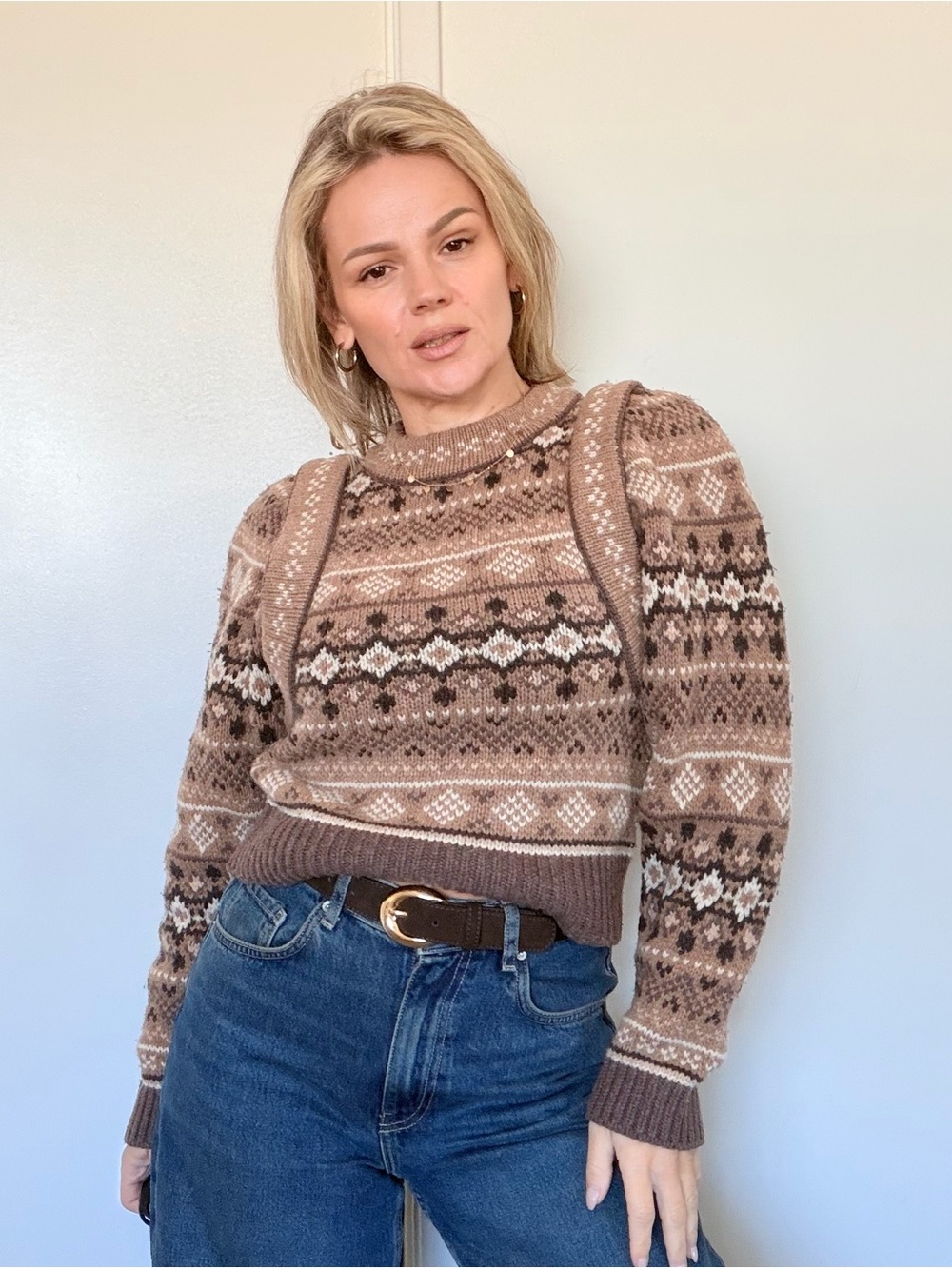 Sea New York Finja Fair Isle Sweater